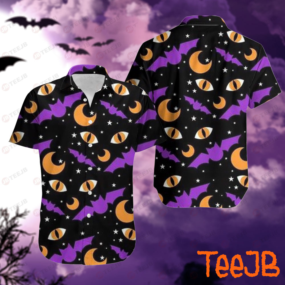 Bats Halloween Pattern 026 Hawaii Shirt