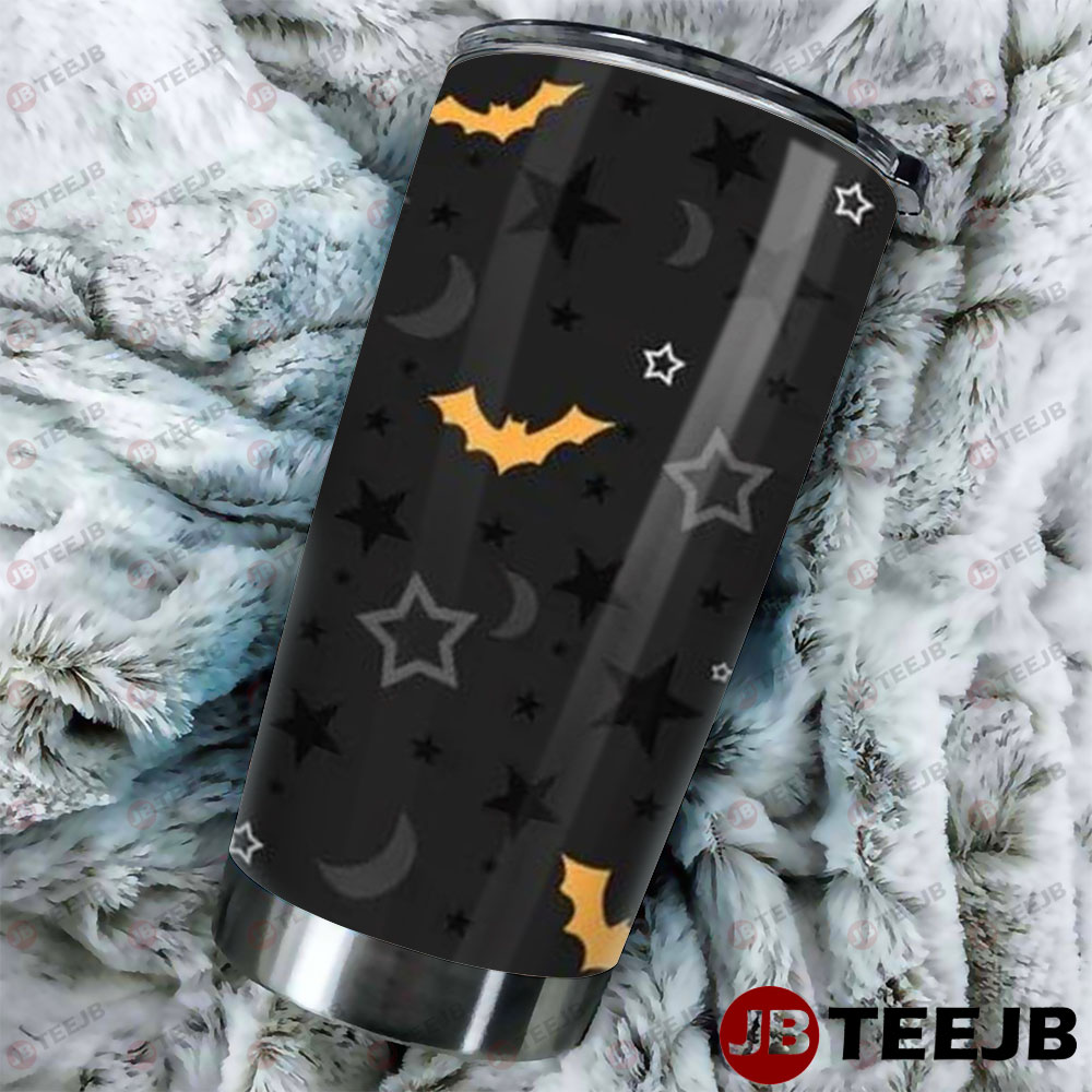 Bats Halloween Pattern 040 Tumbler
