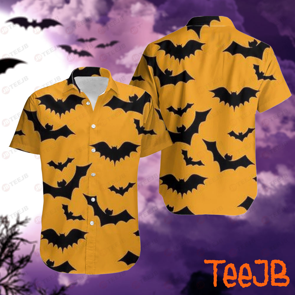 Bats Halloween Pattern 056 Hawaii Shirt
