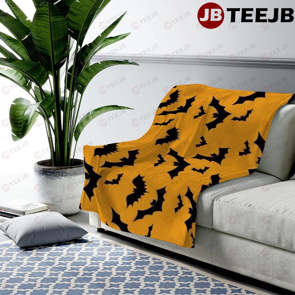Bats Halloween Pattern 056 TeeJB US Cozy Blanket