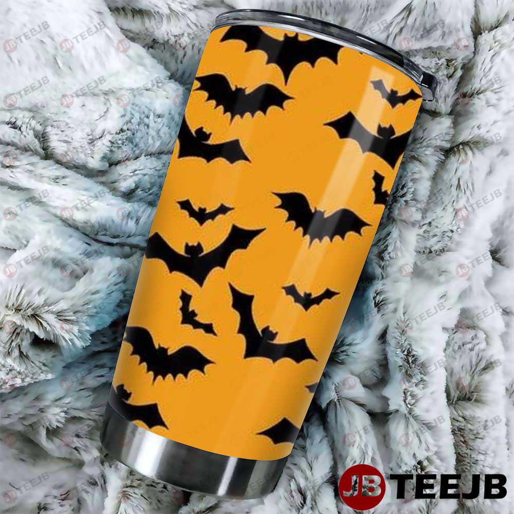 Bats Halloween Pattern 056 Tumbler
