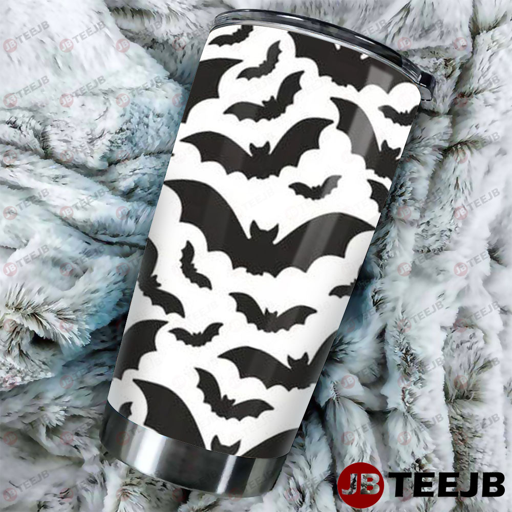 Bats Halloween Pattern 138 Tumbler