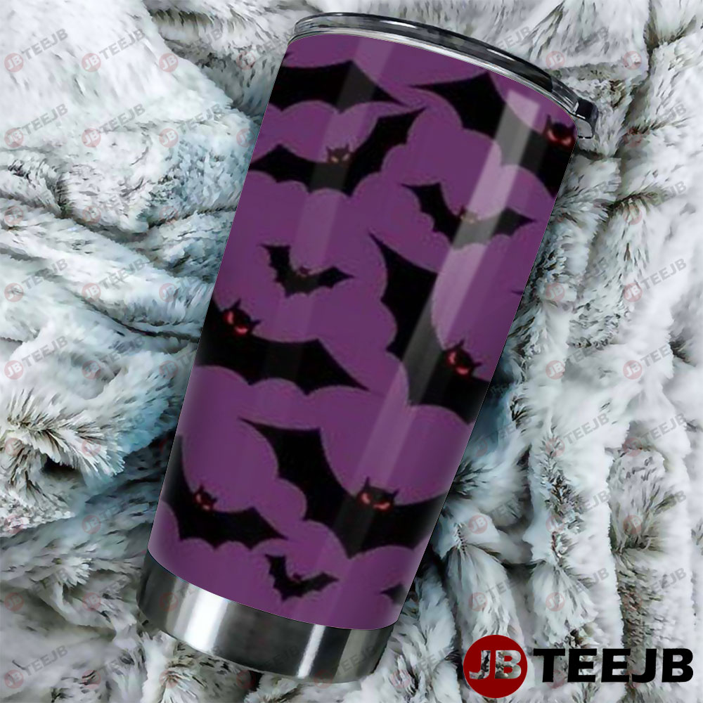Bats Halloween Pattern 175 Tumbler