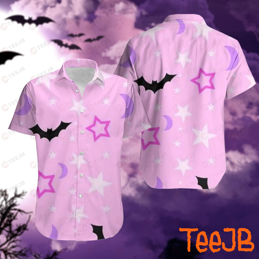 Bats Halloween Pattern 214 Hawaii Shirt