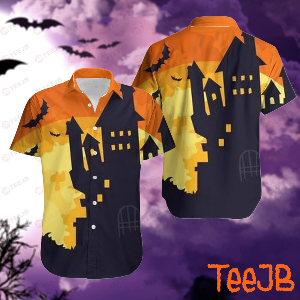 Bats Halloween Pattern 245 Hawaii Shirt