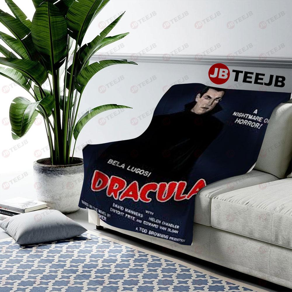 Bela Lugosi Dracula Halloween TeeJB US Cozy Blanket