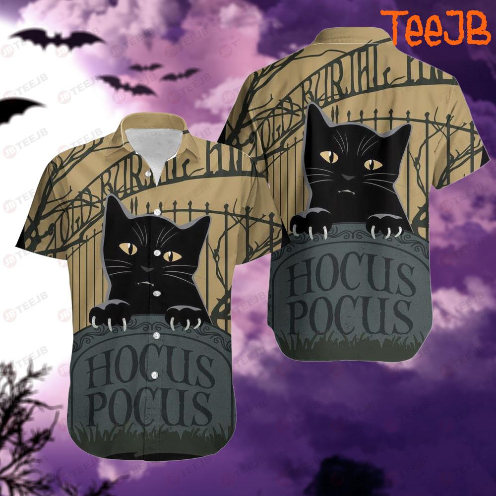 Black Cat Hill Hocus Pocus Halloween TeeJB Hawaii Shirt