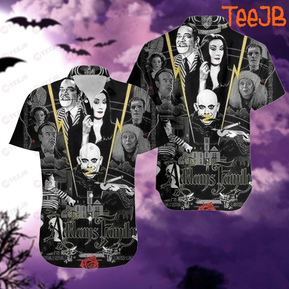 Black Style Movie The Addams Family Halloween TeeJB Hawaii Shirt