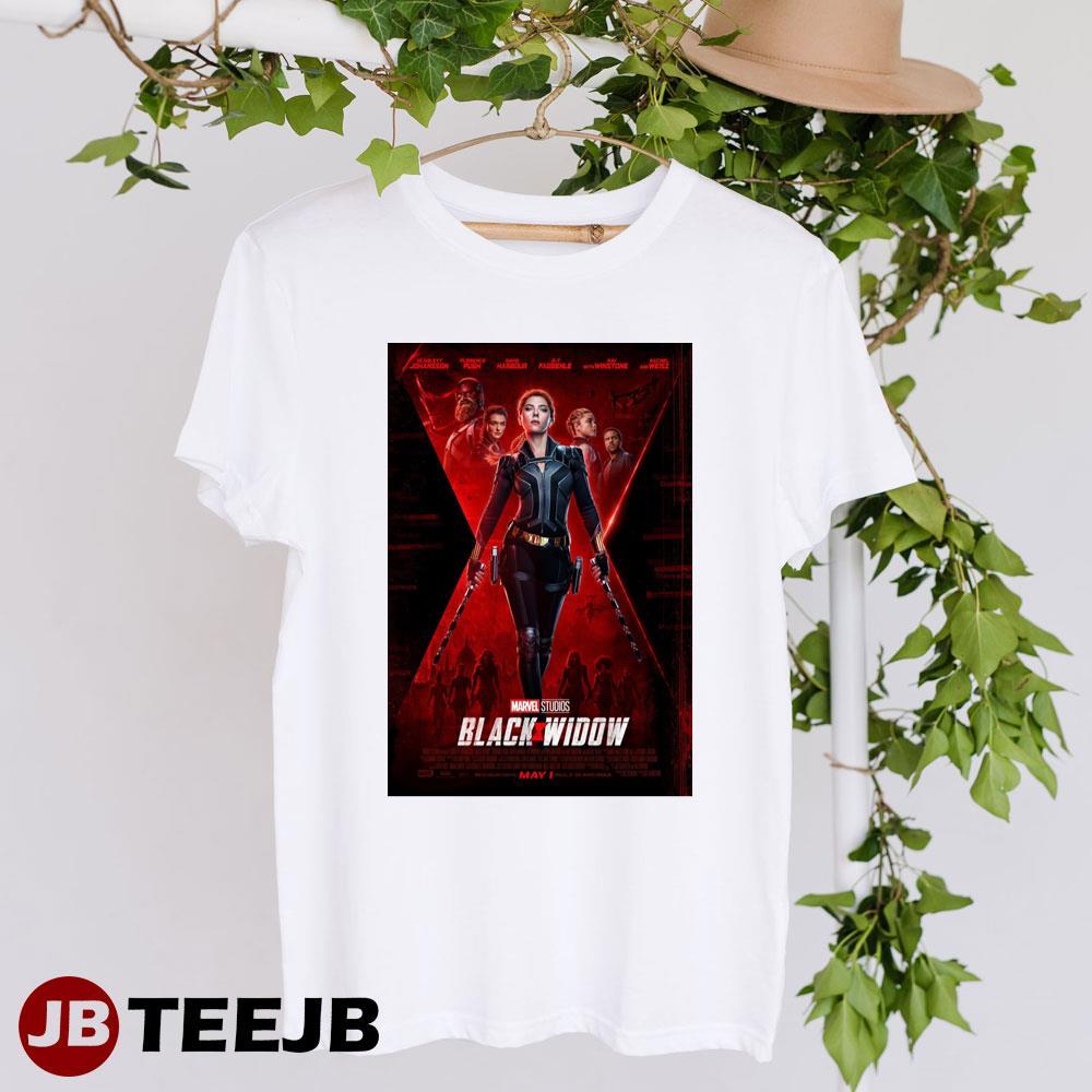 Black Widow Scarlett Johansson Florence Pugh Movie TeeJB Unisex T-Shirt