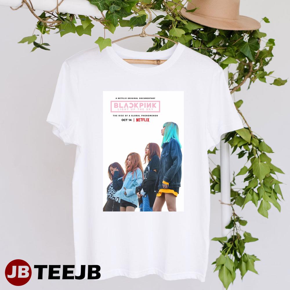 Blackpink Light Up The Sky Netflix K Pop Movie Unisex T-Shirt