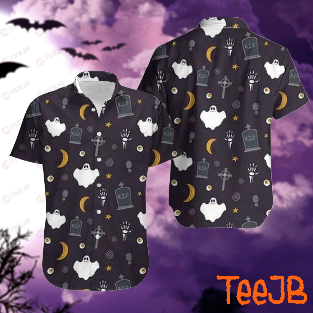 Boos Halloween Pattern 063 Hawaii Shirt