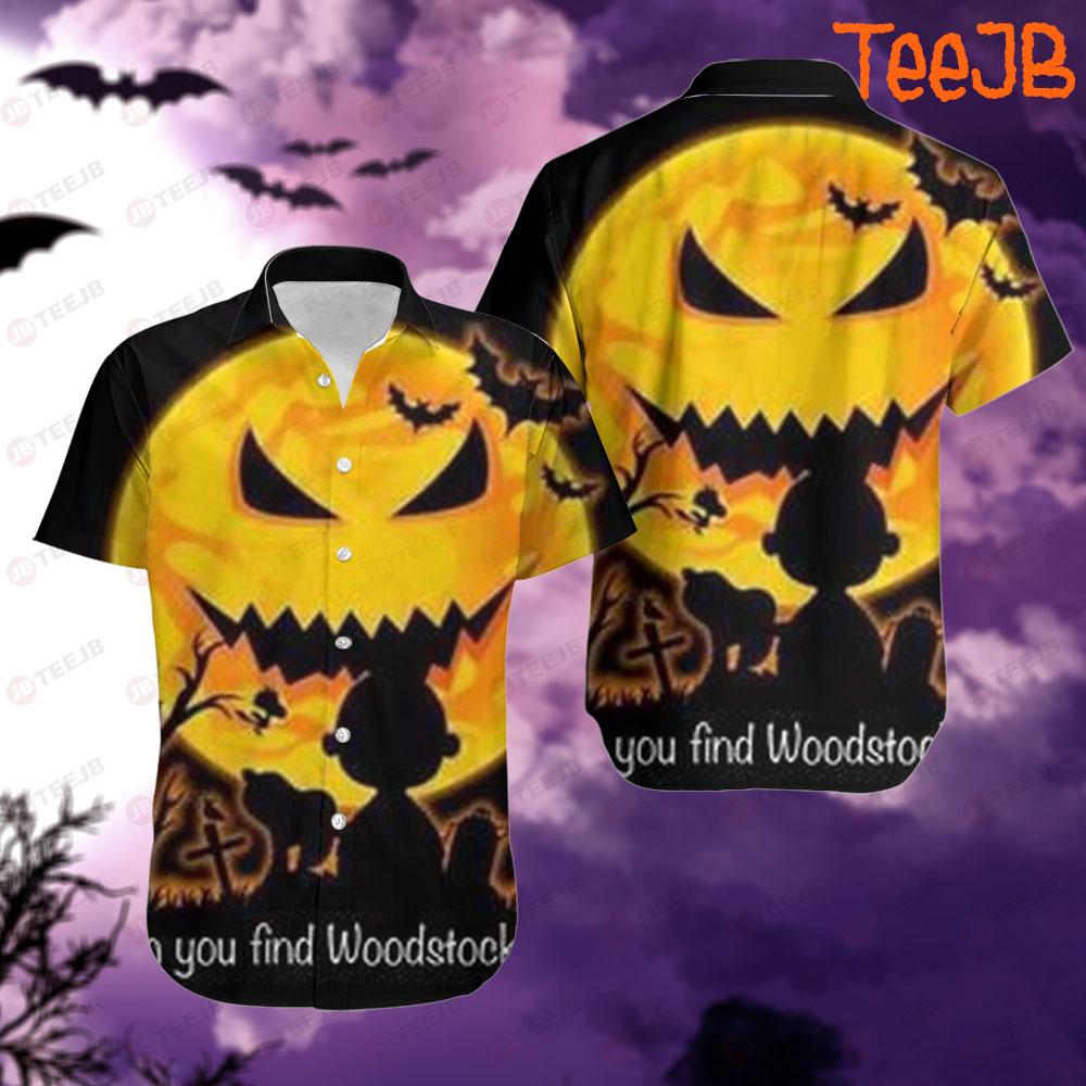 Can You Find Woodstock It’s The Great Pumpkin Charlie Brown Halloween TeeJB Hawaii Shirt