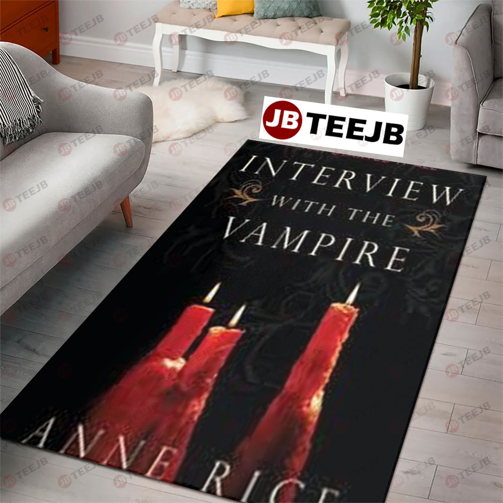 Candels Interview With The Vampire The Vampire Chronicles Halloween TeeJB Rug Rectangle