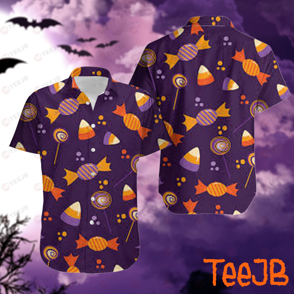 Candy Halloween Pattern 053 Hawaii Shirt