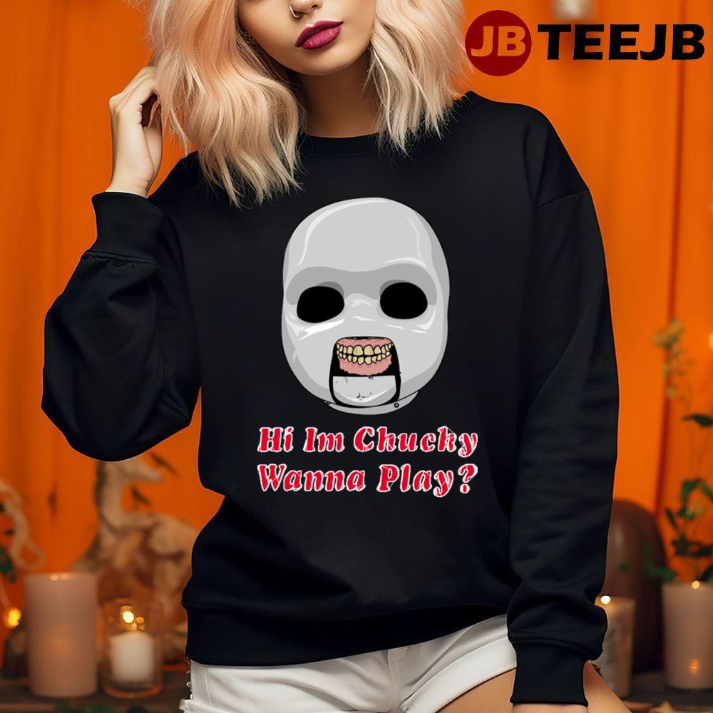 Child’s Play Chucky Skull Trick ‘R Treat Happy Halloween TeeJB Unisex Sweatshirt