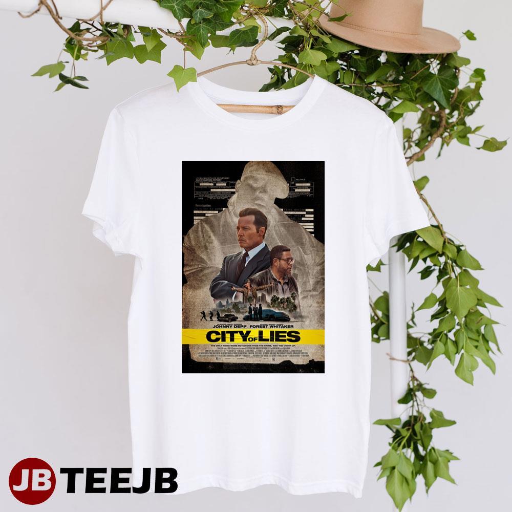 City Of Lies Johnny Depp Forest Whitaker Movie TeeJB Unisex T-Shirt