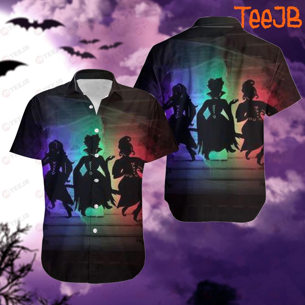 Color Shadow Hocus Pocus Halloween TeeJB Hawaii Shirt