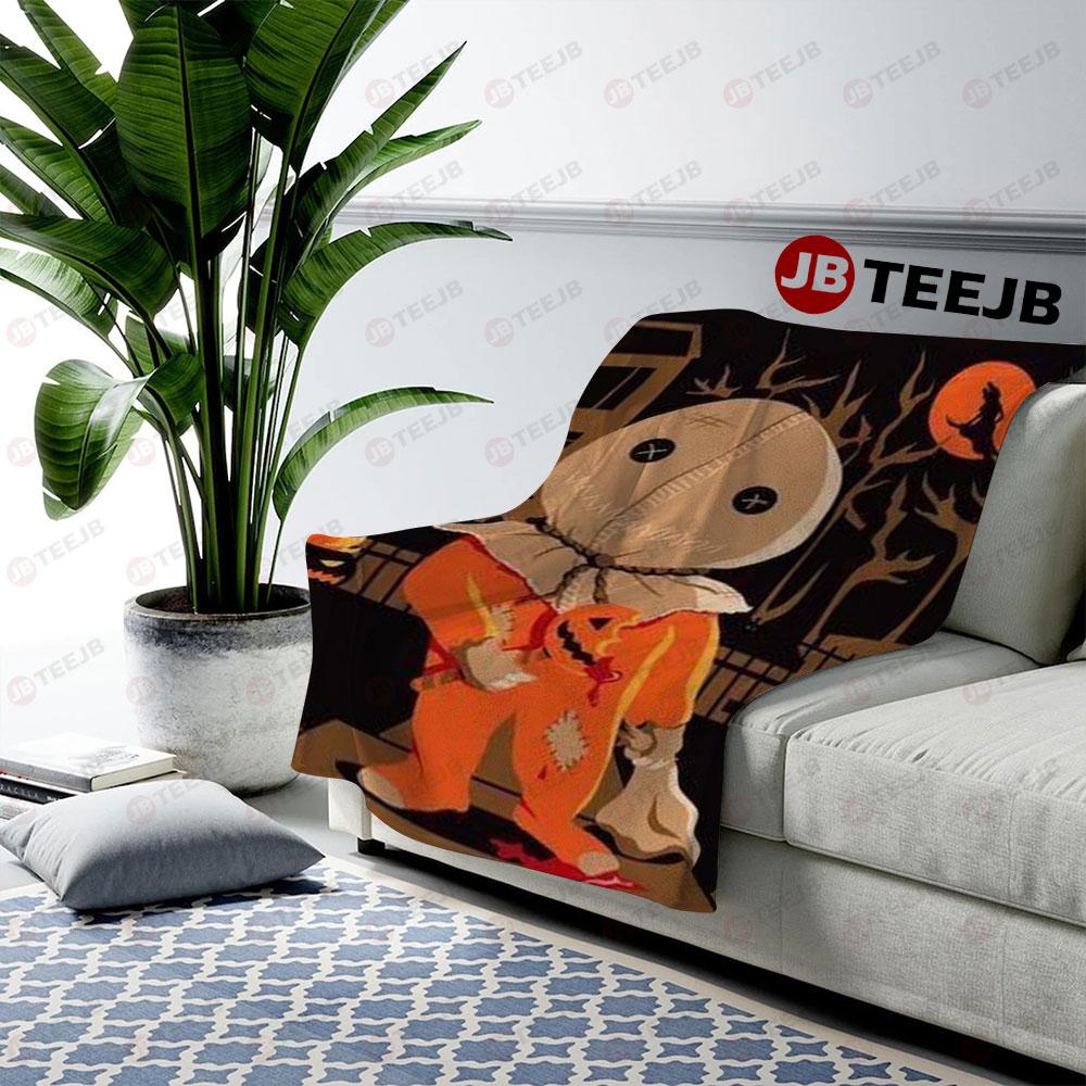 Cute Sam Movie Trick ‘R Treat Halloween TeeJB US Cozy Blanket