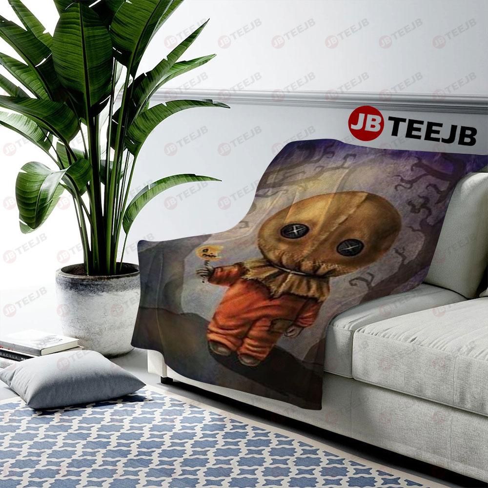 Cutie Sam Trick ‘R Treat Movie Halloween TeeJB US Cozy Blanket