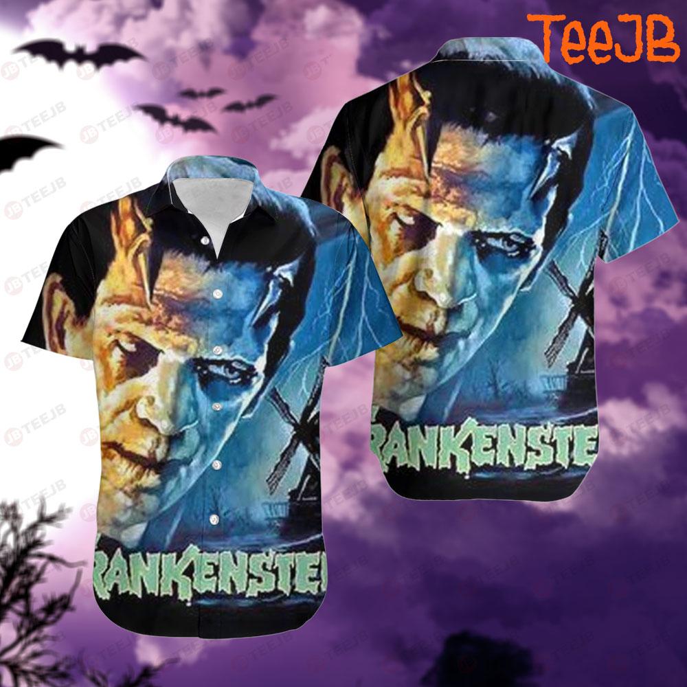 Dark Frankenstein Halloween TeeJB Hawaii Shirt