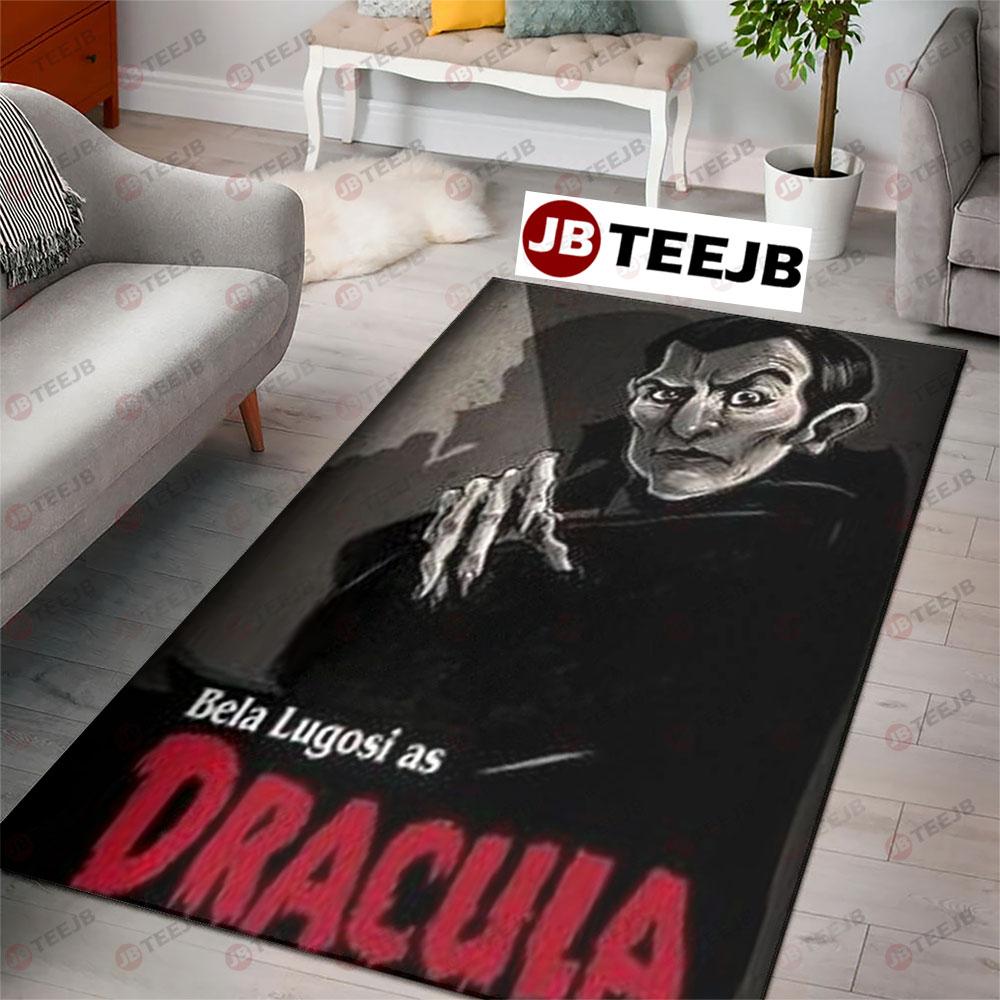 Dark Style Lugosi Dracula Halloween TeeJB Rug Rectangle