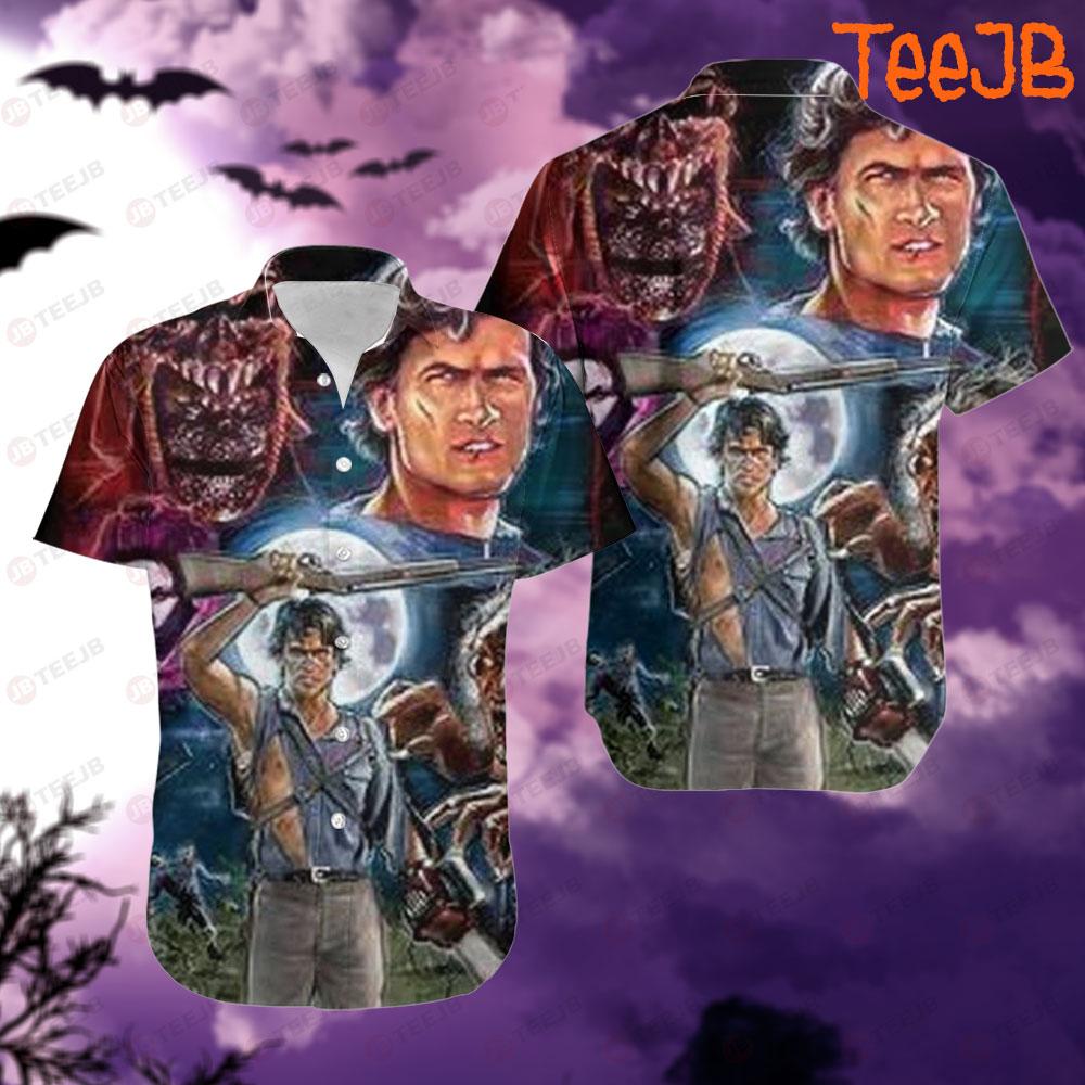 Darkness Horror Evil Dead Ii Halloween TeeJB Hawaii Shirt
