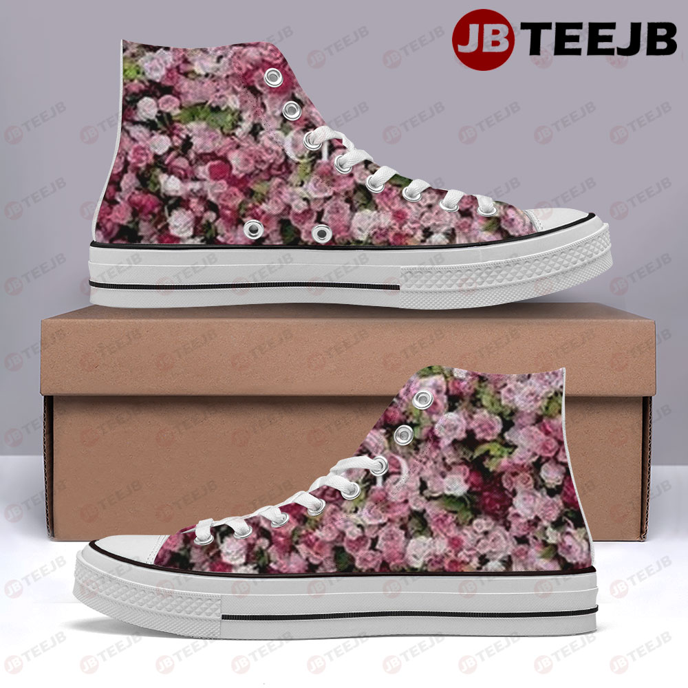 Dior Pattern Version 18 High Top Retro Canvas Shoes