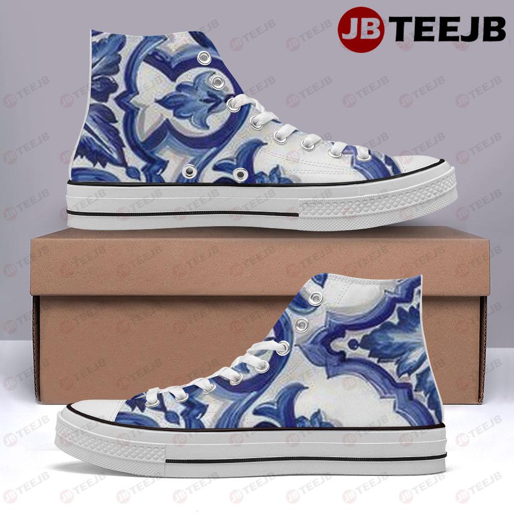 Dolce & Gabbana Pattern Version 2 TeeJB High Top Retro Canvas Shoes