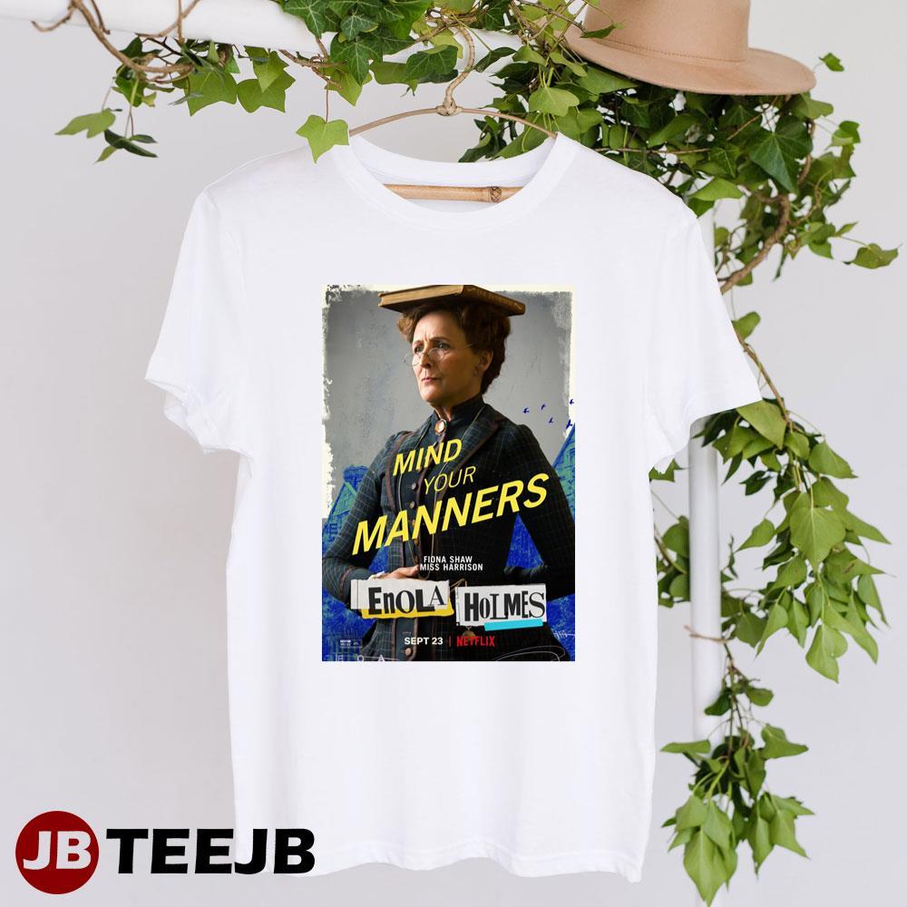 Enola Holmes Fiona Shaw Netflix Movie TeeJB Unisex T-Shirt