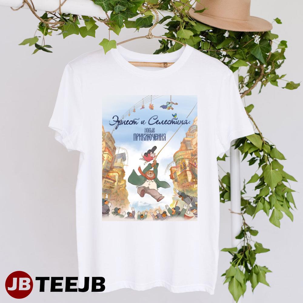 Ernest And Celestine A Trip To Gibberitia 2023 Movie TeeJB Unisex T-Shirt