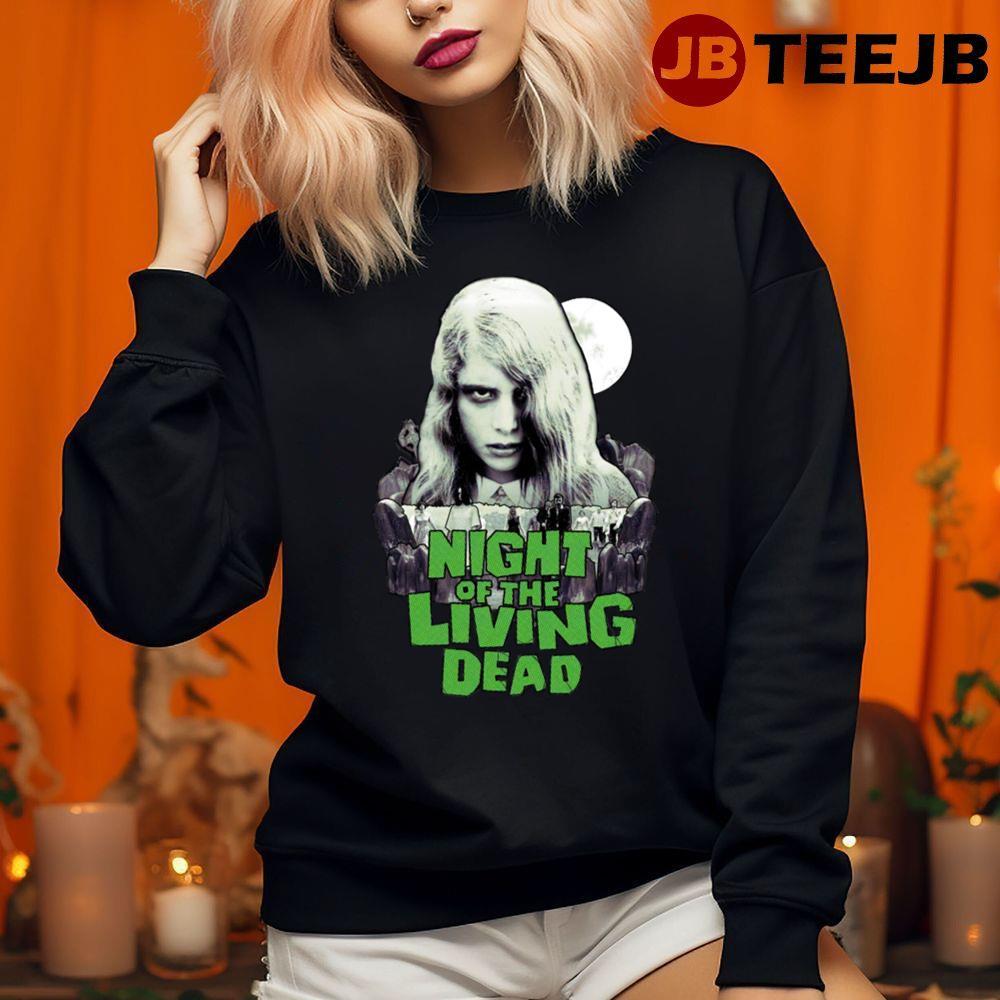 Girl With Logo Night Of The Living Dead Happy Halloween TeeJB Unisex Sweatshirt