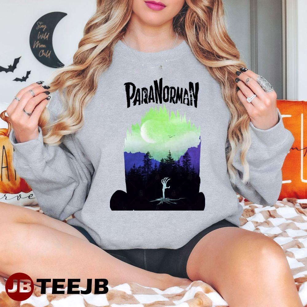 Green Moon Paranorman Happy Halloween TeeJB Unisex Sweatshirt