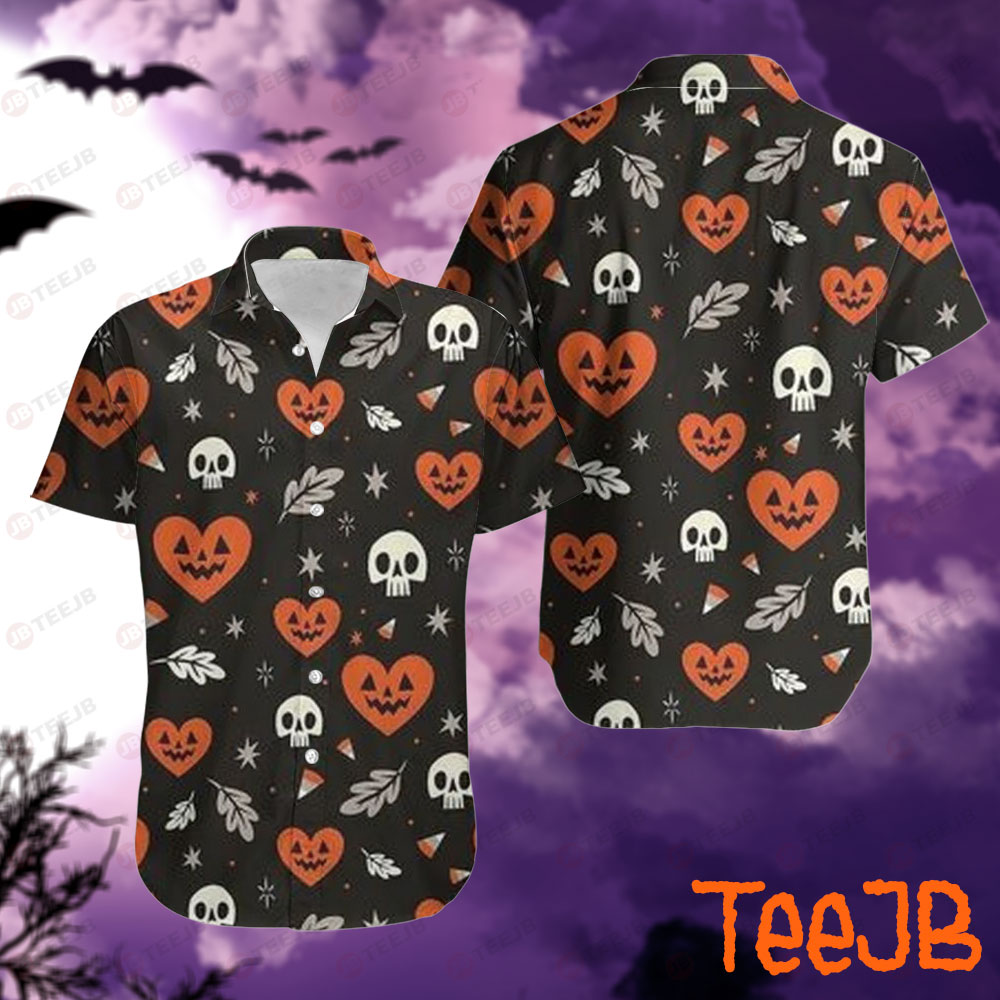 Halloween Pattern 047 Hawaii Shirt