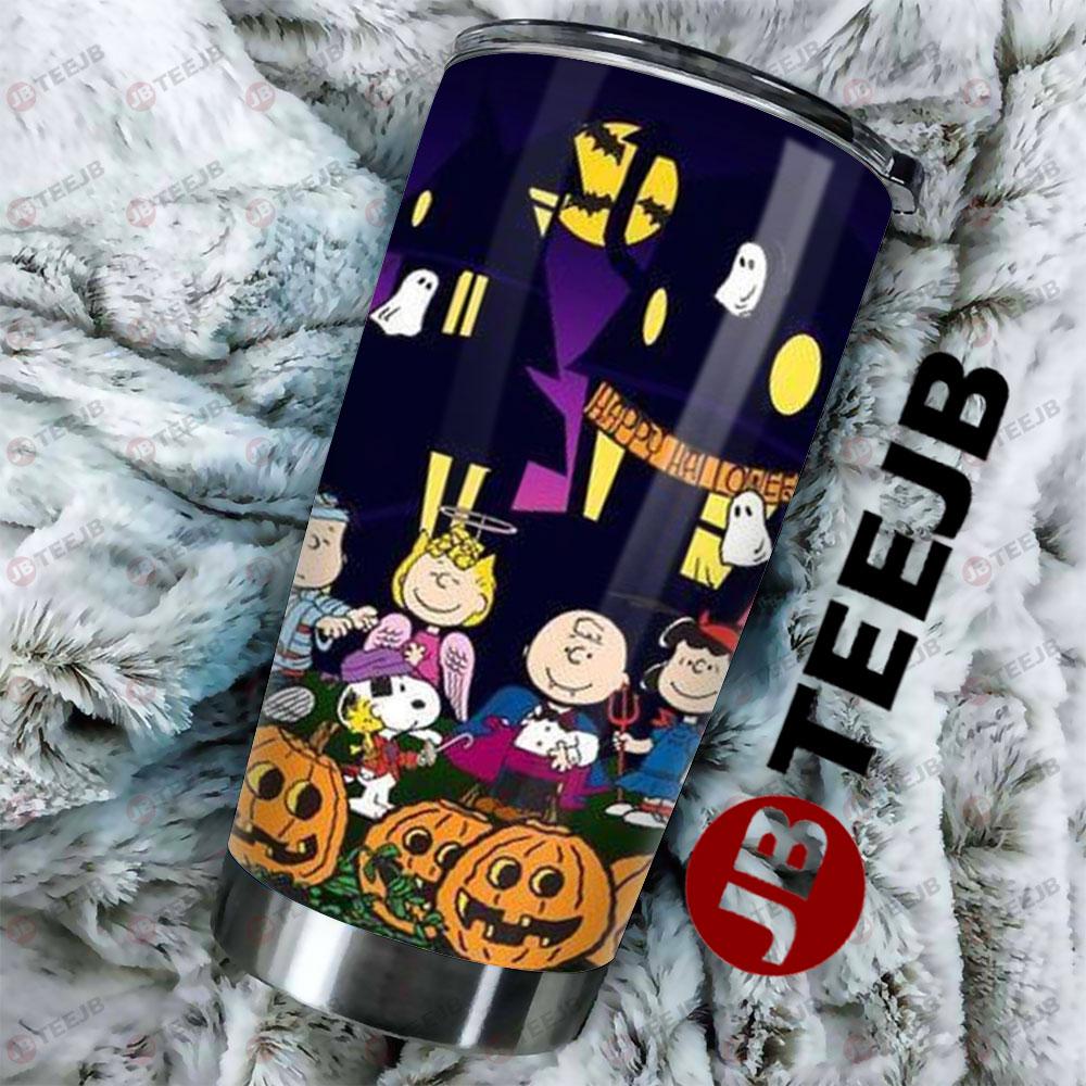 Happy Halloween Party It’s The Great Pumpkin Charlie Brown TeeJB Tumbler