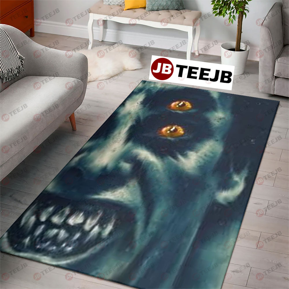 Horror Eye An American Werewolf In London Halloween TeeJB Rug Rectangle