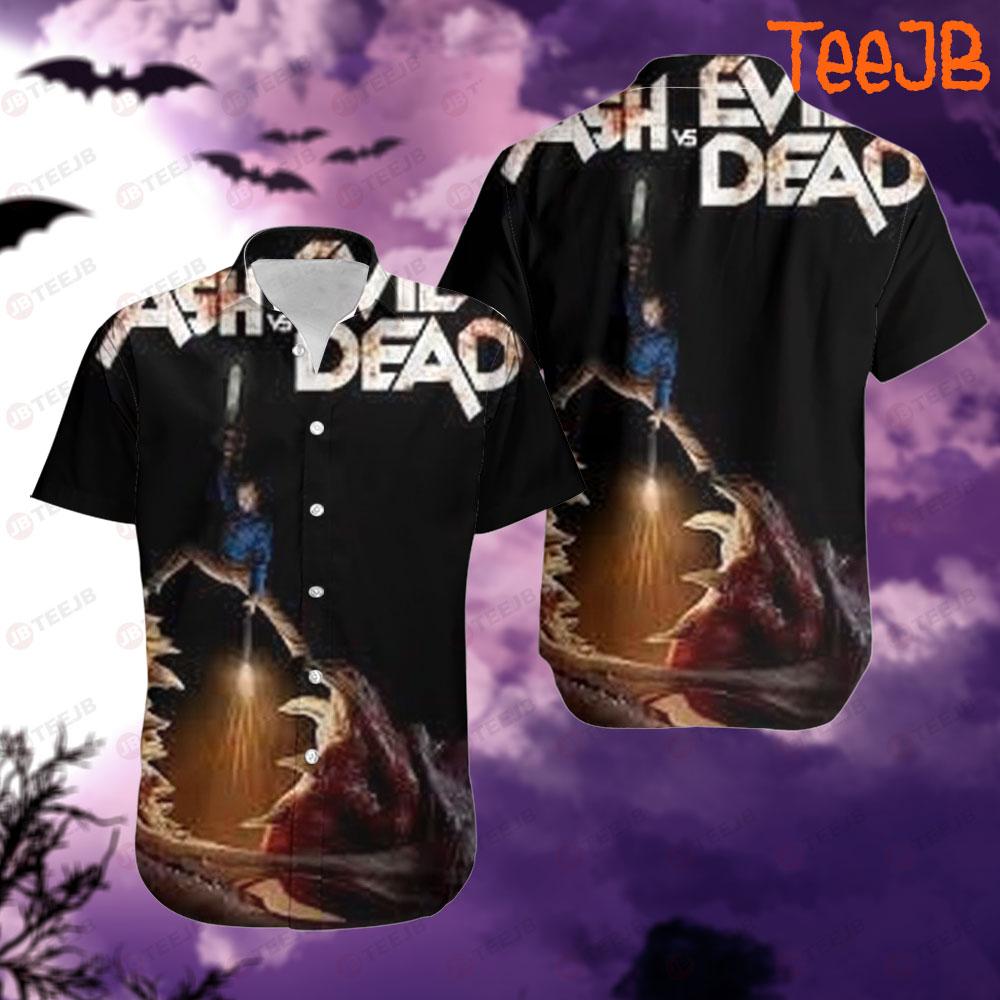 Horror Williams Ash Vs Evil Dead Halloween TeeJB Hawaii Shirt