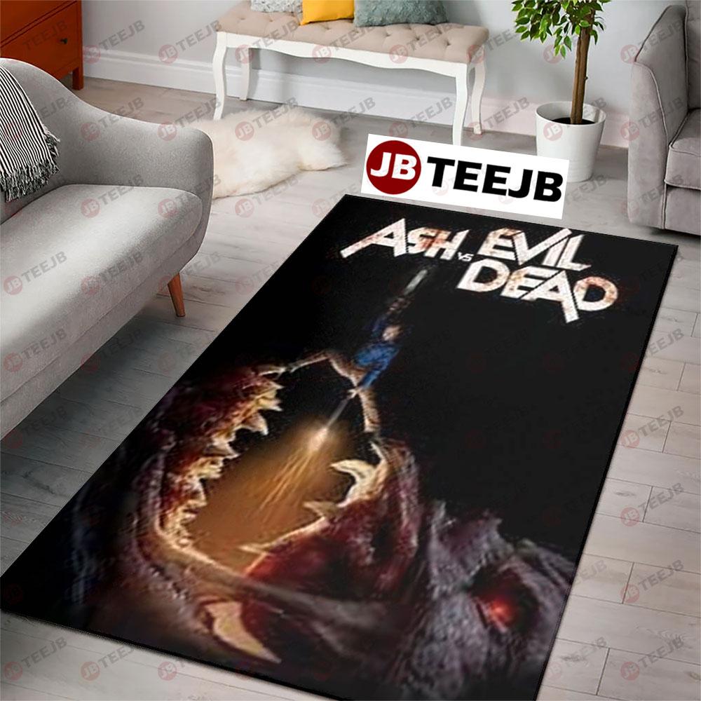 Horror Williams Ash Vs Evil Dead Halloween TeeJB Rug Rectangle