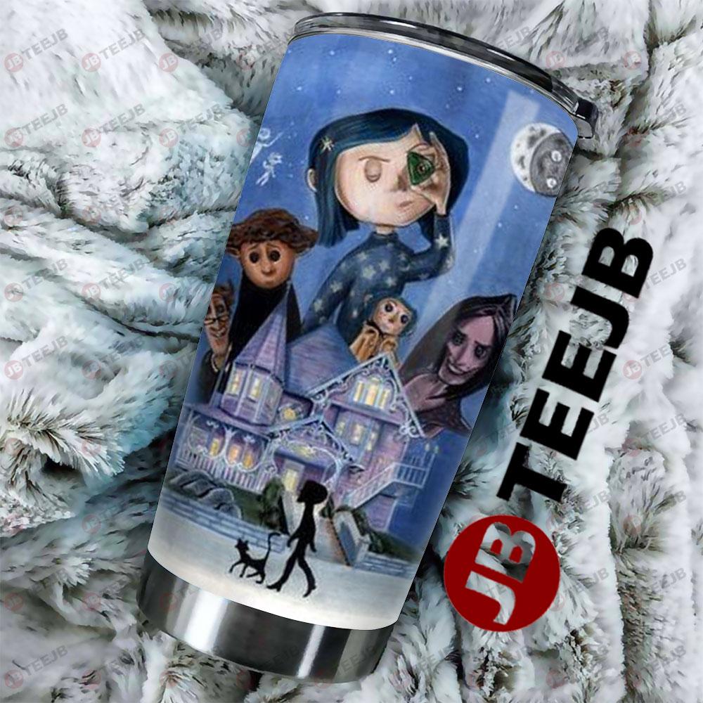 House Night Coraline Jones Halloween TeeJB Tumbler