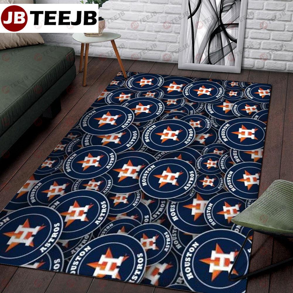 Houston Astros 22 American Sports Teams TeeJB Rug Rectangle