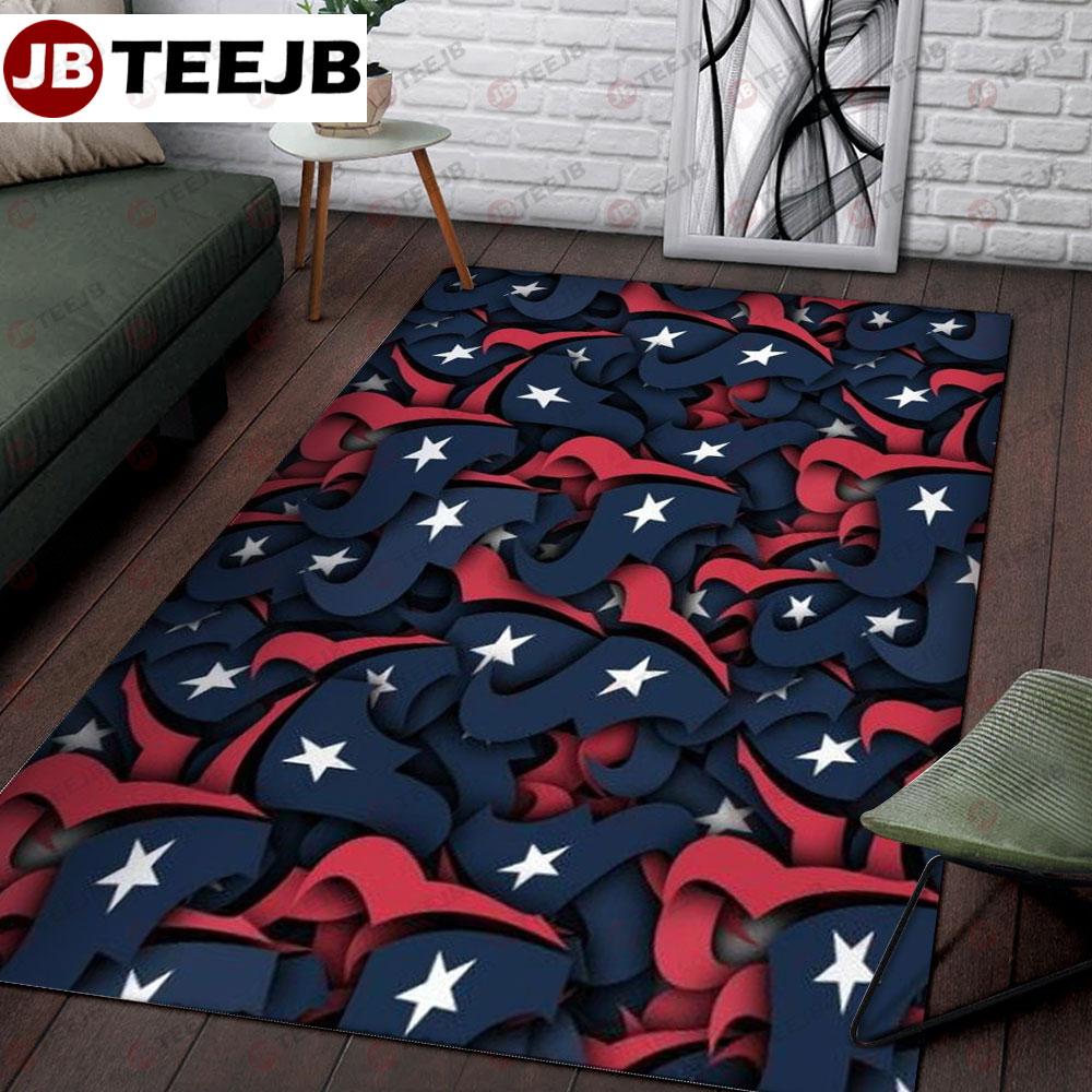 Houston Texans American Sports Teams TeeJB Rug Rectangle