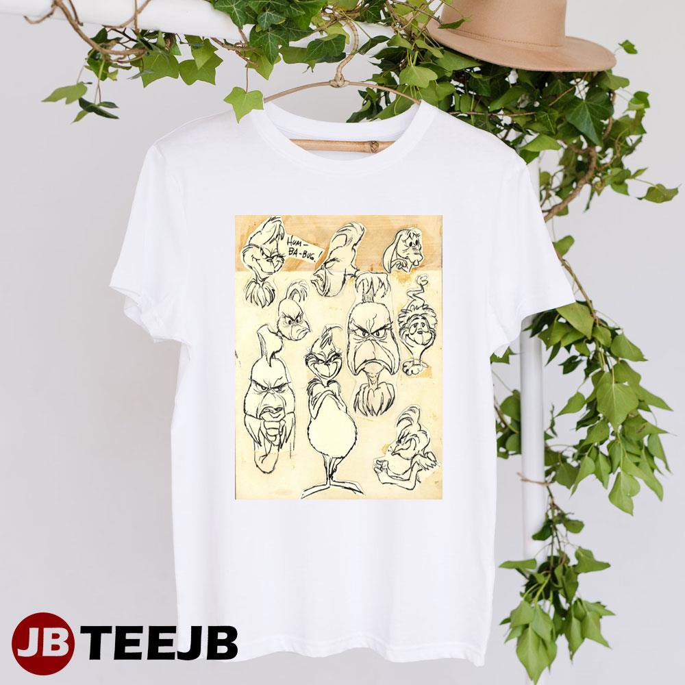 How The Grinch Stole Christmas Chuck Jones Model Sheet Movie TeeJB Unisex T-Shirt