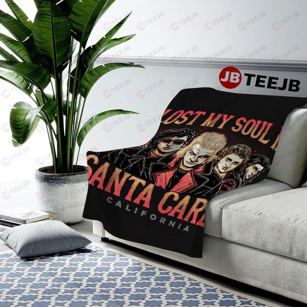 I Lost My Soul In Santa Carlia The Lost Boys Halloween TeeJB US Cozy Blanket