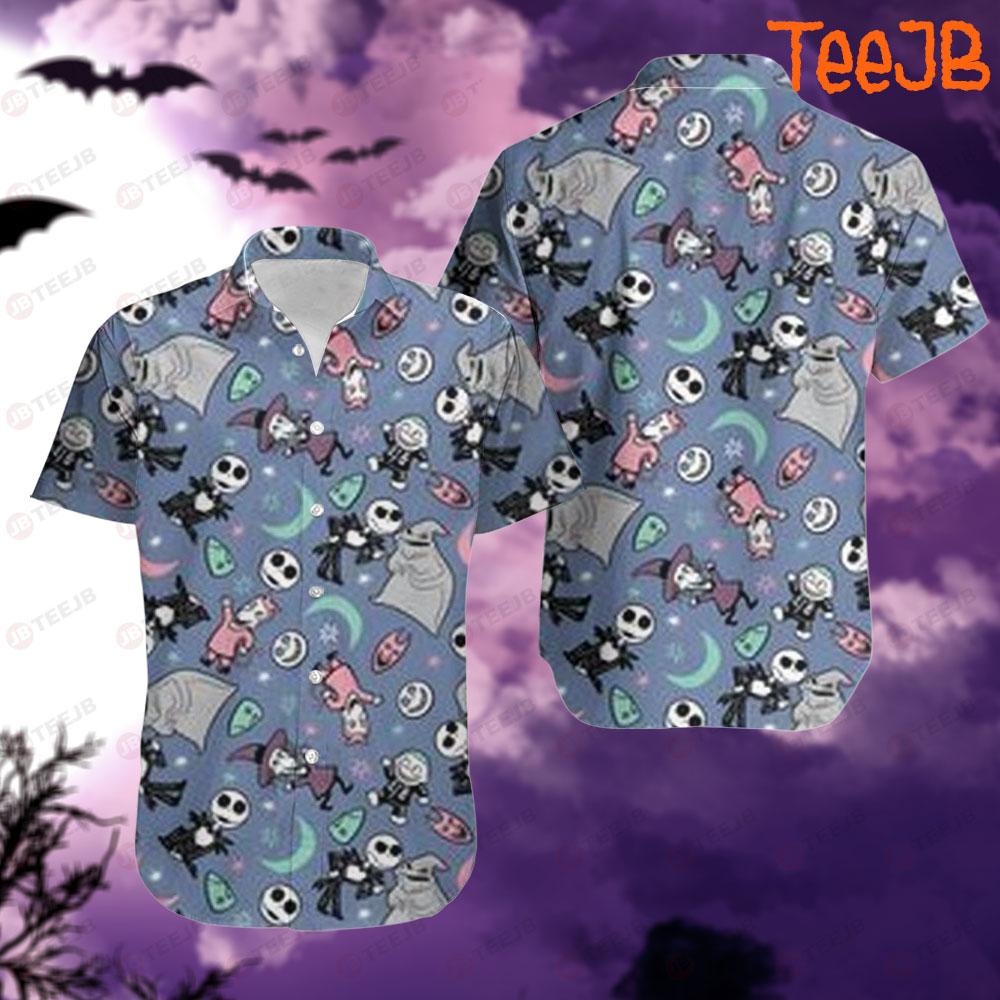 Icon The Nightmare Before Christmas Halloween TeeJB Hawaii Shirt