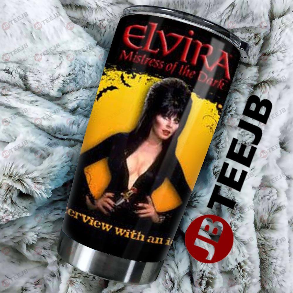 Interview With An Icon Elvira Mistress Of The Dark Halloween TeeJB Tumbler