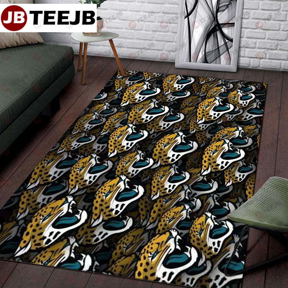 Jacksonville Jaguars 23 American Sports Teams TeeJB Rug Rectangle