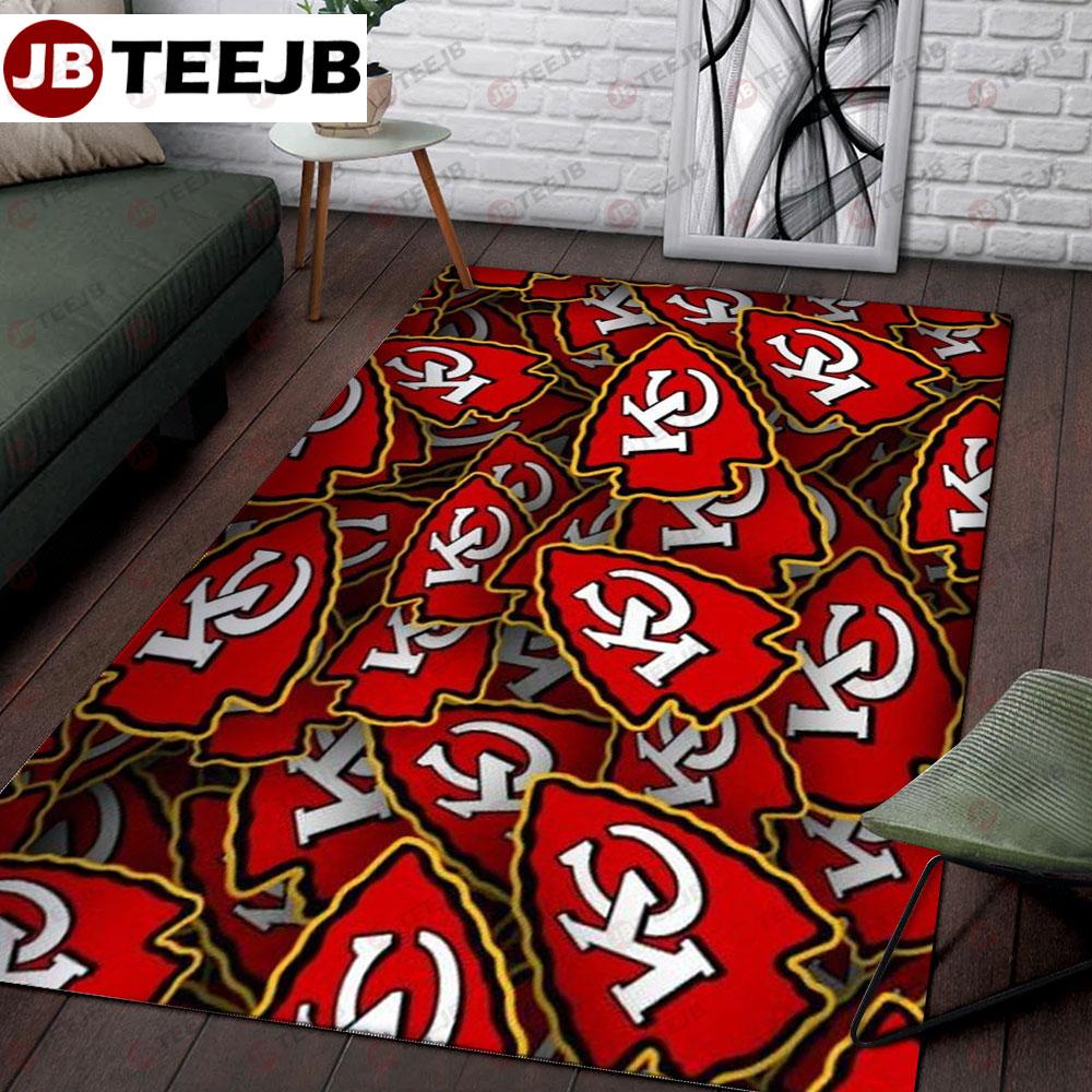 Kansas City Chiefs 23 American Sports Teams TeeJB Rug Rectangle