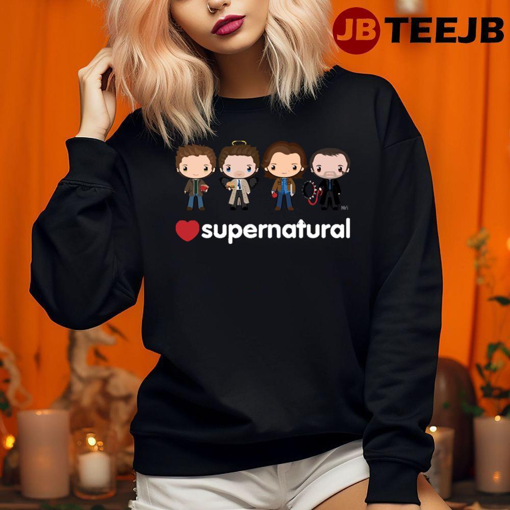 Love Supernatural Happy Halloween TeeJB Unisex Sweatshirt