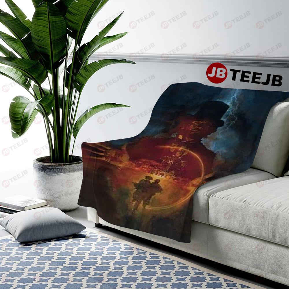 Magic Mr Dark Something Wicked This Way Comes Halloween TeeJB US Cozy Blanket