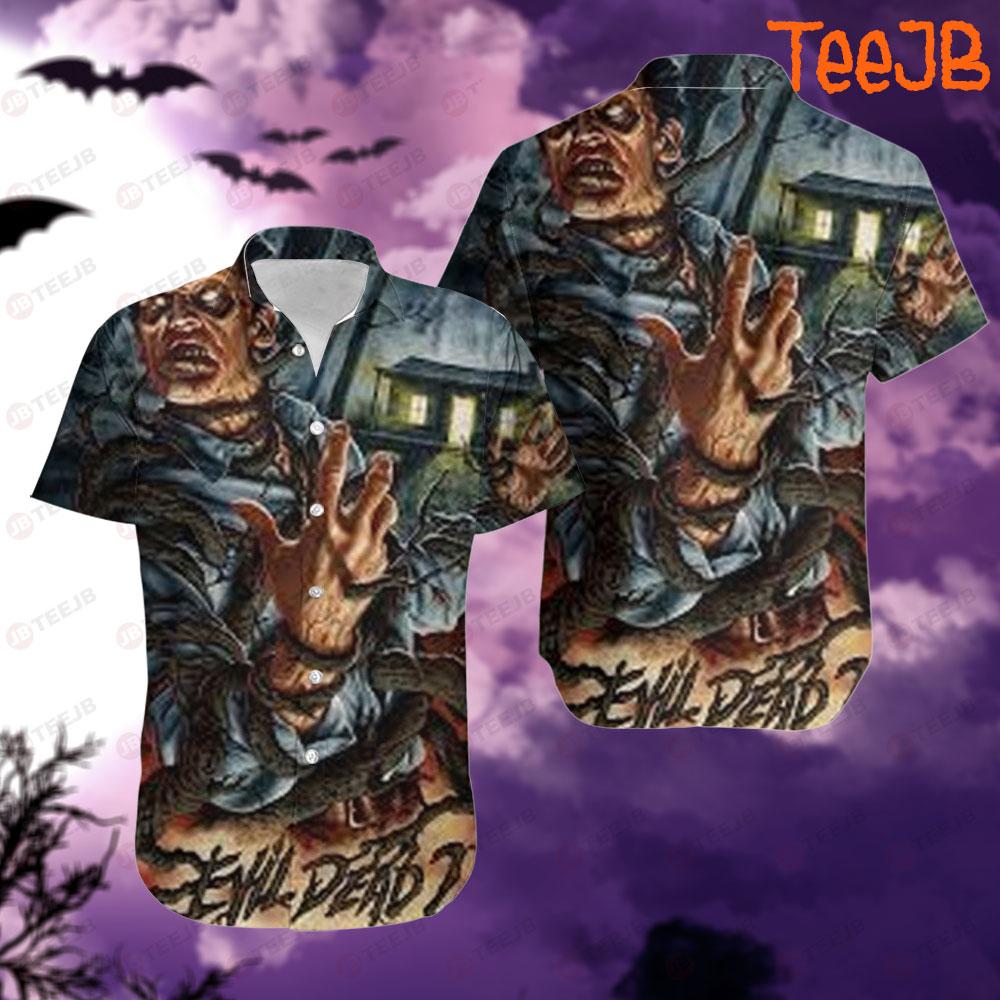 Monster Ash Williams Evil Dead Ii Halloween TeeJB Hawaii Shirt