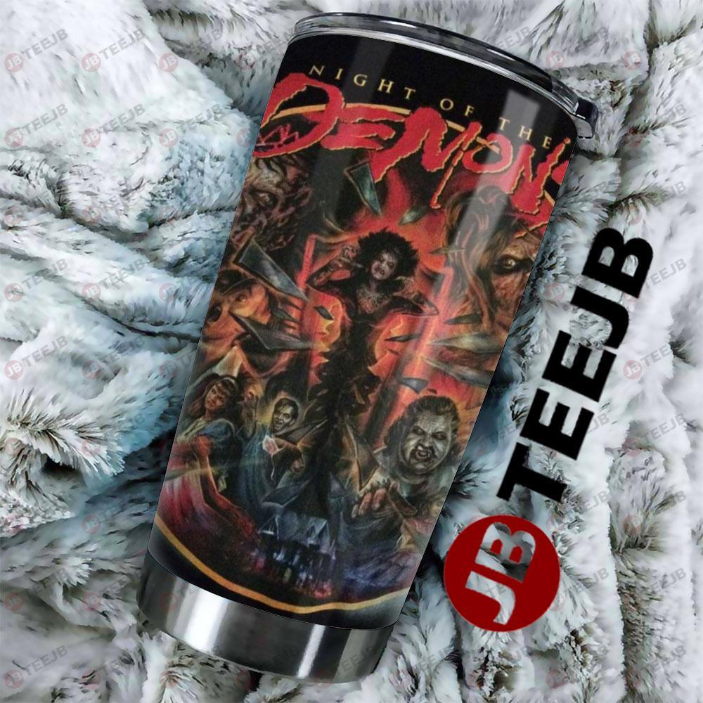 Monster Movie Night Of The Demons Halloween TeeJB Tumbler